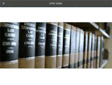 Tablet Screenshot of gtaclegal.com